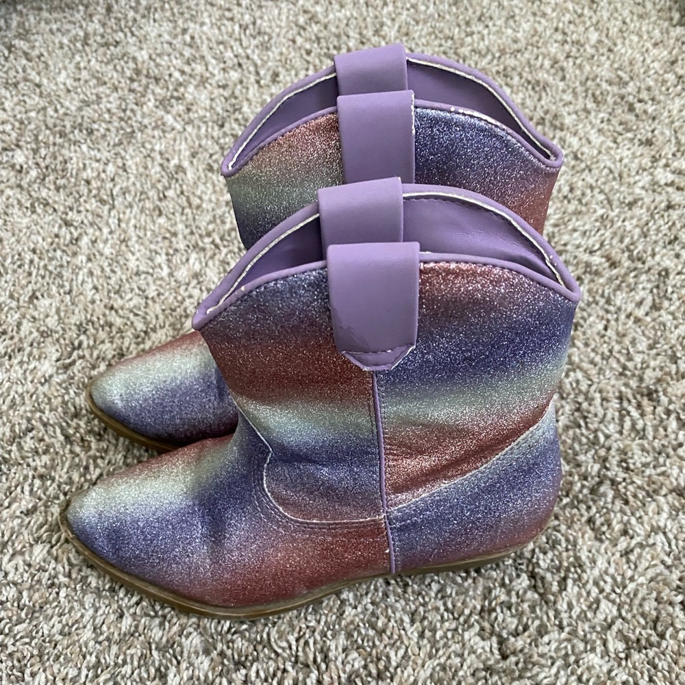 Glitter cowgirl boots
